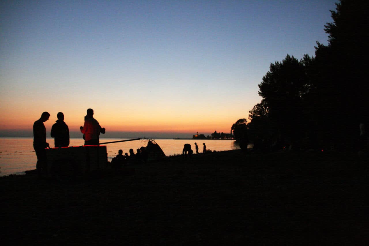 Grillen am Malereck, Langenargen