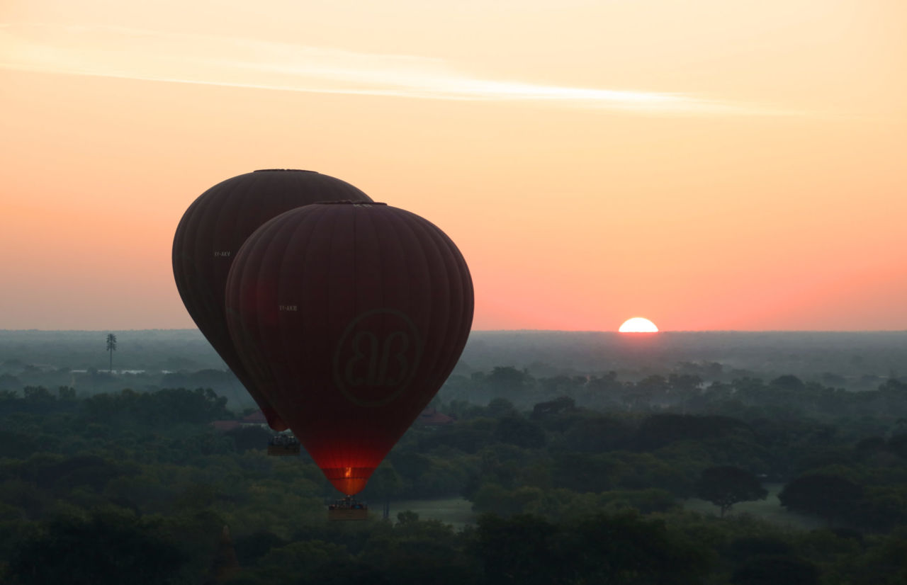 Ballonfahrt Uber Pagoden Von Bagan Myanmar Anbieter Preise
