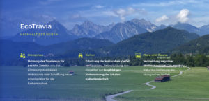 EcoTravia A large mountain in the background